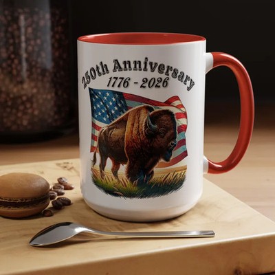 American Bison 250th Anniversary Mug Coffee Tea