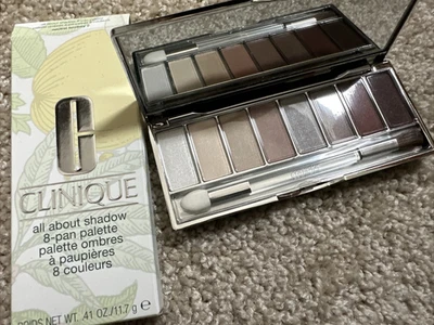 Clinique All About Shadow 8 Pan Palette - Neutral Territory 2 - Full Size NIB - Image 1 of 4