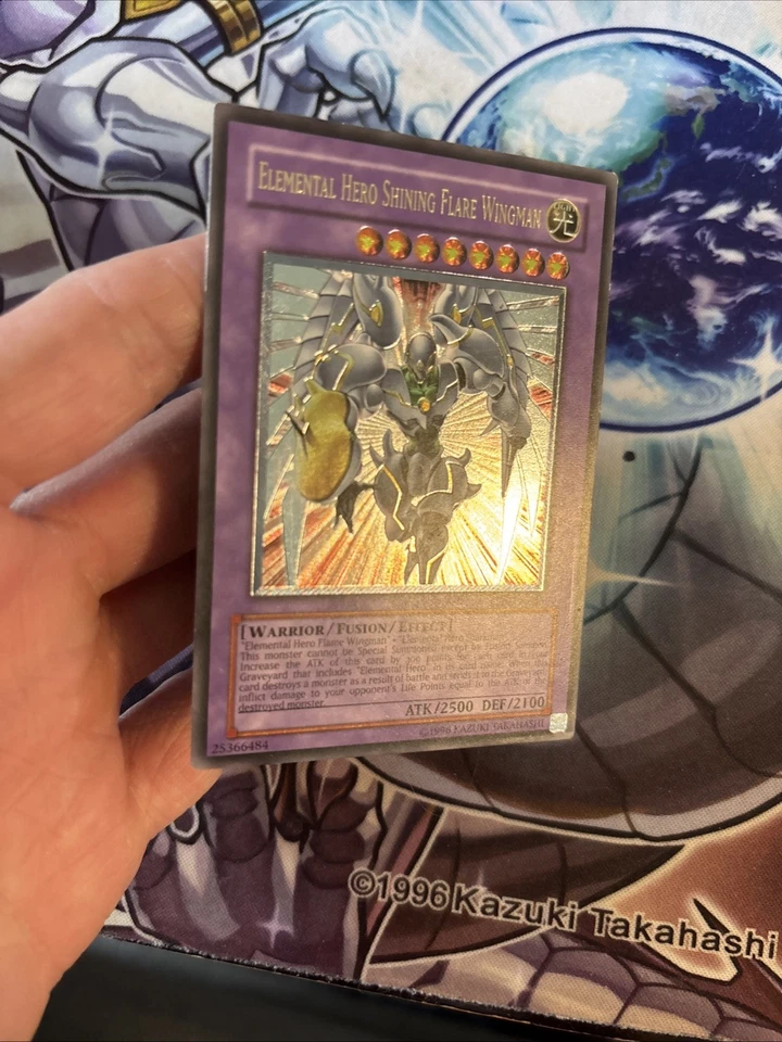 (79) Yugioh Elemental Hero Shining Flare Wingman EEN-EN036 Ultimate Unlimited LP - Image 2 of 4