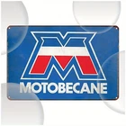 Motobecane Vintage Tin Metal Signs- 8x12 inches, Wall Hanging, Multipurpose Deco