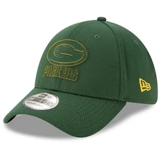 Men's Green Bay Packers New Era Green Mold 39THIRTY Flex Hat Cap NFL Football