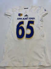 Game Worn Used adidas San Jose State Spartans SJSU Football Jersey XL 3 #65