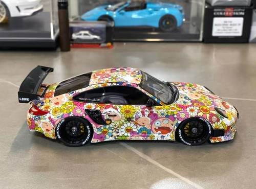 *SUPER RARE* GT Spirit 1/18 Porsche 911 997 LBWK Jaden C. Sunflower LIMITED 999 - Picture 4 of 8