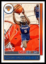 2021 Hoops Immanuel Quickley #187    New York Knicks