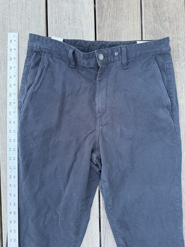 rag & bone Men's Black Slim Fit Chino Pants Size 32 Casual Stretch Cotton 108879 - Picture 2 of 8