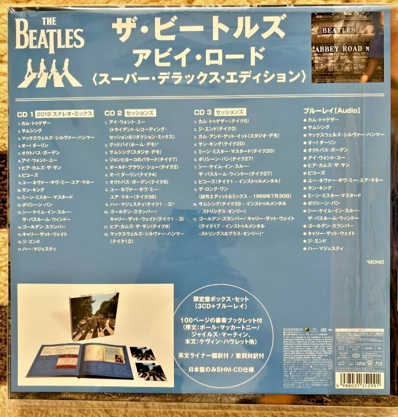 THE BEATLES Abbey Road Super Deluxe ED. 50th Anniversary 3SHM-CD