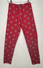 Polo Ralph Lauren Pajama Pants Adult unisex Red Holiday Gift Polo Bear sz SM