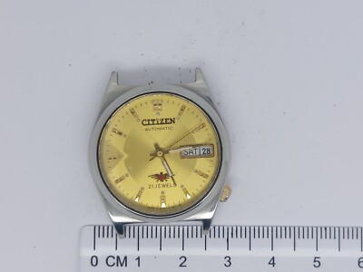 VINTAGE Citizen Automatik Uhr Japan gebraucht, Ersatzteile oder Reparatur (W-875)