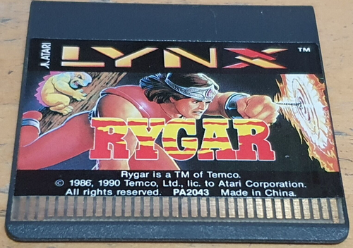 Rygar nur für Atari Lynx Cartridge