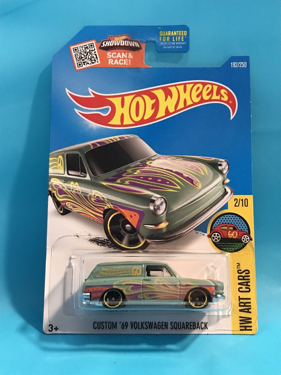Hot Wheels CUSTOM '69 VOLKSWAGEN SQUAREBACK Mint Green HW ART CARS