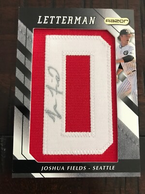 2008 Razor Letterman Autograph Auto Card  Joshua Fields Josh PICK THE ONE U NEED