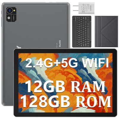 2024 Kid Tablet 12GB+128GB 10.1'' Android 13 Tablet Quad-core 5G WiFi 6 7000mah