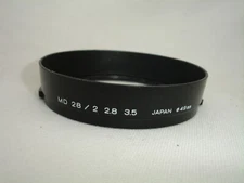 Genuine MINOLTA Hood For MD 28mm f/2 f/2.8 f/3.5 Lenses  49mm size