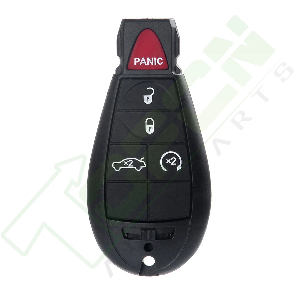 2 para Dodge Challenger 2008-2013 2014 entrada sin llave mando a distancia coche llavero Foto 2 de 4