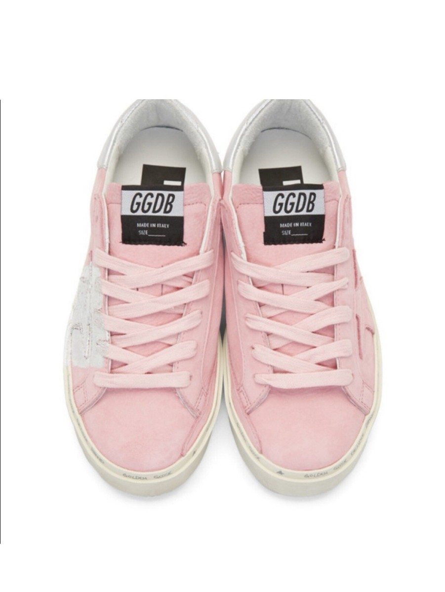 Size Golden Goose Superstar Pink Suede Hi Star Platform with