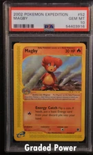 Expedition Magby PSA 10 (3916) 52/165 Pokemon 