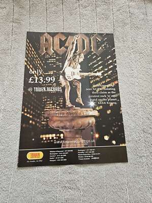FPOT167 MAGAZINWERBUNG 12X8'' AC/DC: STEIFE OBERE LIPPE