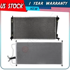 Radiator and AC Condenser Kit For 2004-2008 Ford F-150 Lincoln Mark LT
