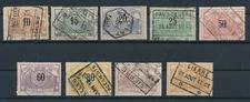 BELGIUM RAILWAY/PARCEL POST Q16-24 USED; COMPLETE SET *NICE*