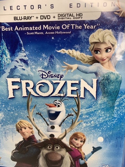 Frozen (Blu-ray Disc, 2014, 2-Disc Set, Collector's Edition) for sale ...