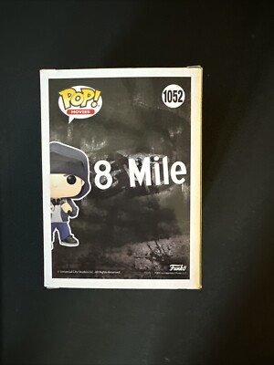 B - RABBIT SIGNED 8 MILE FUNKO POP MOVIES 1052 EMINEM MARSHALL