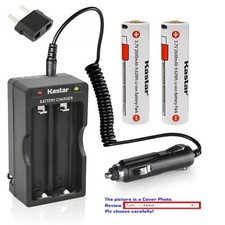 Kastar Battery Travel Charger for SF18650B Battery with Micro-USB