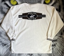 Rare Vintage Beverly Hills Polo Club Embroidered Sweater Sz Xl