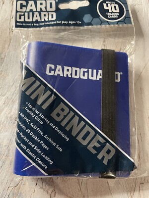 Card Guard Mini Card Binder with Strap ~ Holds 40 Trading Cards ~ NEW | eBay