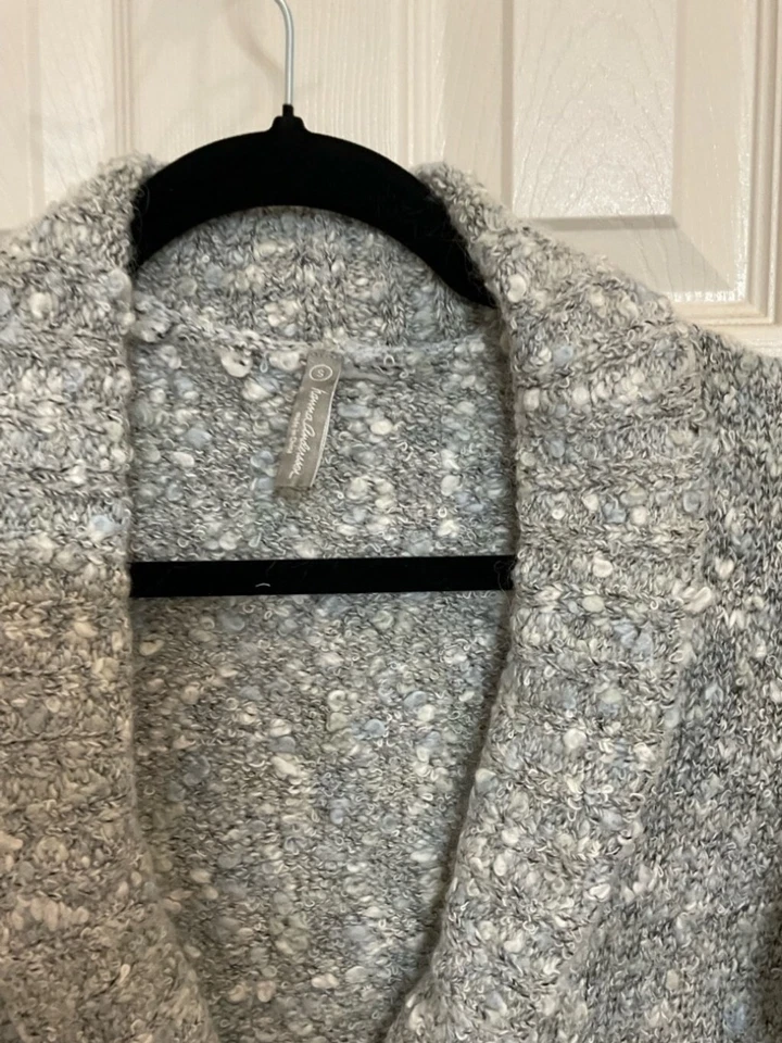 Cárdigan blazer para mujer Hanna Andersson, talla S gris Foto 2 de 4