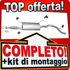 Silenziatore Posteriore per DAIHATSU TERIOS 1.3 83 CV 4WD 1997-2000 Marmitta