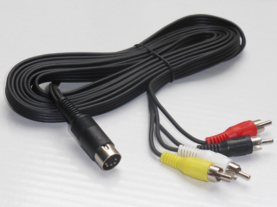 ATARI XE/XL Chroma - Luma & Audio ( Y/C + 2x Audio ) Kabel 2,8M  , Cable 