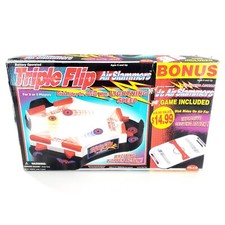 Vintage Triple Flip Air Slammers w/ Bonus Jr Air Slammers New Sealed Damaged Box