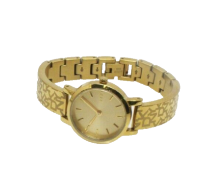 📌 DKNY 251911 Gold Tone Women's Watch - Model NY-2883 Designer