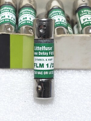  Lot of 16 Pcs.-  Littelfuse FLM 1/2 (FLM-0.5 )  Amp Fuses FNM 1/2 250V 