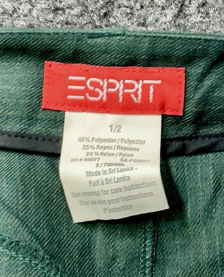ESPRIT 绿色牛仔裙,尺寸 1-2 — 第 3/4 张图片