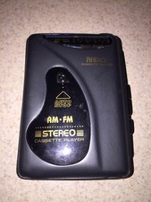 Lenox Sound Portable Stereo Radio Cassette Player Headphones Model 9190 Works