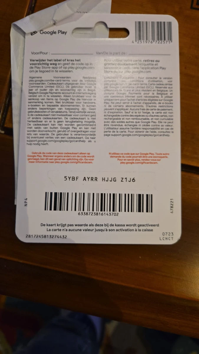 google play gift card products for sale | eBay