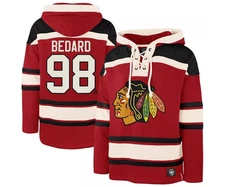 NHL #98 Chicago Blackhawks 47 Brand Hockey Lacer Hoodie New Mens Big & Tall $150