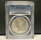 1889 Morgan Silver Dollar MS63 PCGS