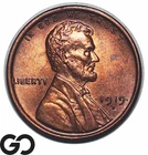 1919-D Lincoln Cent Wheat Penny *Prized in MS* Choice BU+ RB