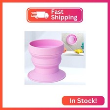 TubbyCup Baby Bath Rinse Cup, Collapsible  Convenient Space Saving Bath Cup wit