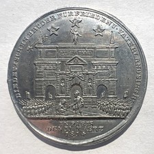 Brandenburskie Prusy: Kwiatowe wejście do Paryża. 1814. Od Pfeffer