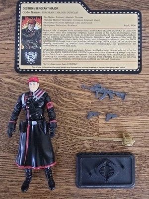GI Joe Cobra SERGEANT MAJOR 2012 Joe Con Exclusive Loose Mint Complete