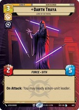 Darth Traya Lord of Betrayal Hyperspace 452 carta