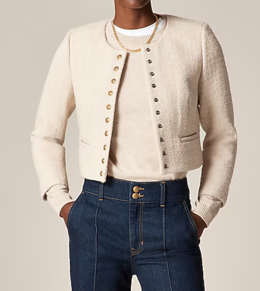 J.Crew Bridgette lady jacket in tweed - size 12 - NWT - $268