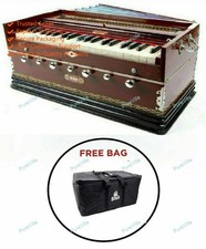 Professioal BINA 7 Stopper 3.25 Multifold Bellow 39 Keys Double Reeds Harmonium