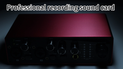 Audio Interface Depusheng MD22 USB 3.0 Sound Card with Monitoring