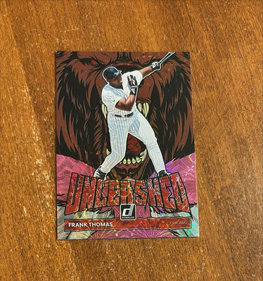 Frank Thomas 2022 Panini Donruss Unleashed Pink UL-19 Chicago White Sox HOF