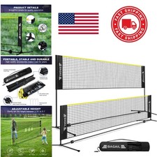 Heavy Duty Badminton Net Set 10ft 14ft 17ft R...