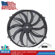 16-17 inch large size,12-volt 180-watt motor,car and truck radiator cooling fan